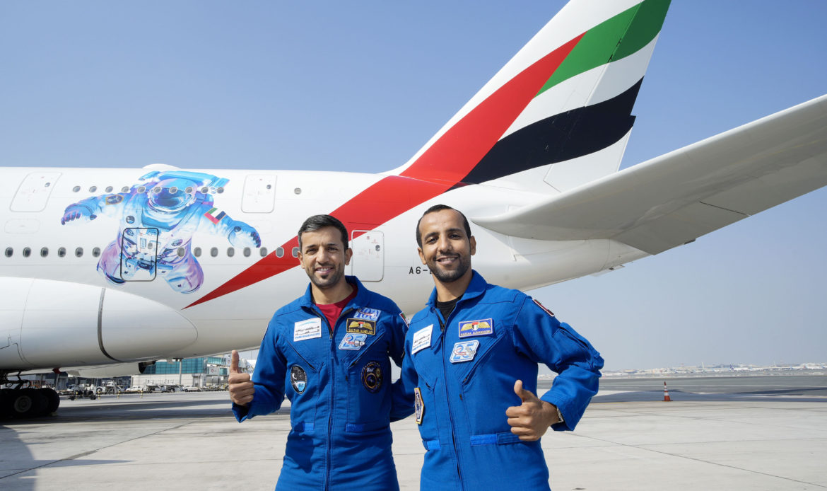 Emirates realiza vuelo especial para celebrar desarrollo espacial de los EAU