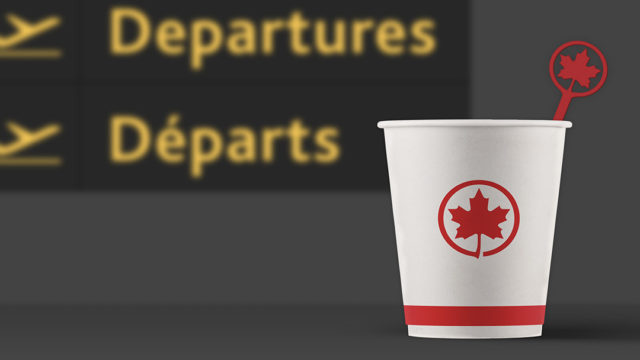 Air Canada dejará de usar palitos de plástico