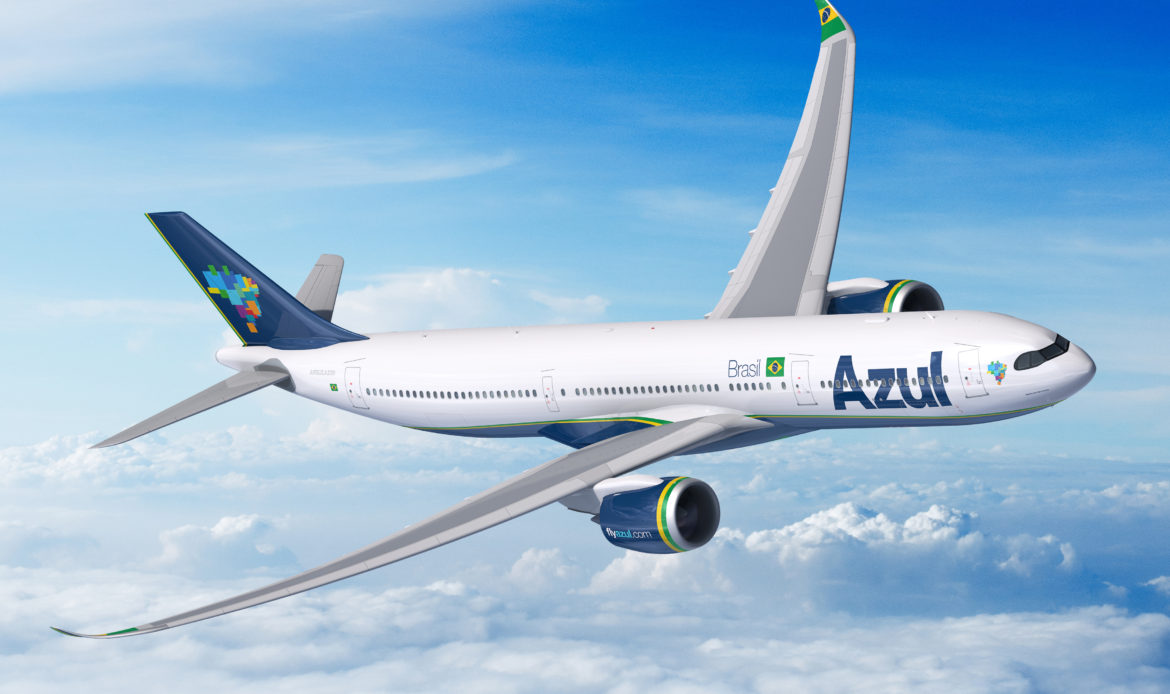 Azul Linhas Aéreas realiza pedido por cuatro Airbus A330