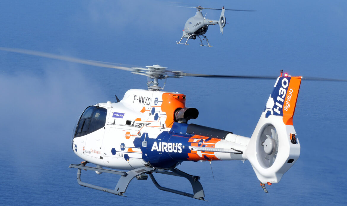 Airbus Helicopters realiza ejercicio de misión semi tripulada