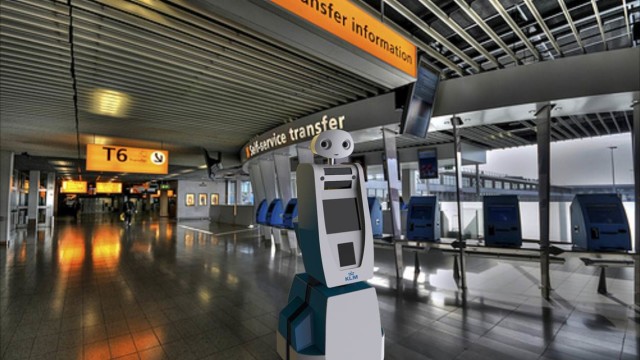 ¿Perdido en el Aeropuerto de Amsterdam? ¡Conoce al robot Spencer!