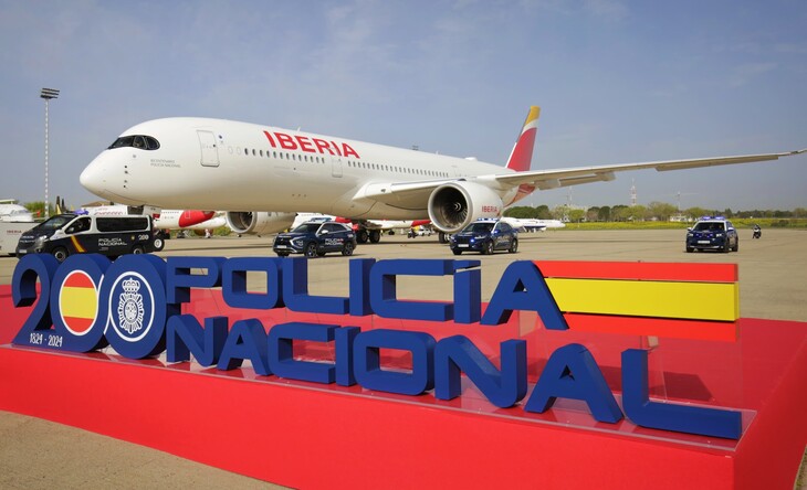 Iberia nombra un A350 con el nombre del cuerpo estatal más antiguo de España