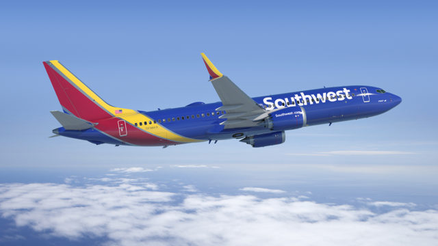 Southwest revela programación inicial de sus 737 MAX 8