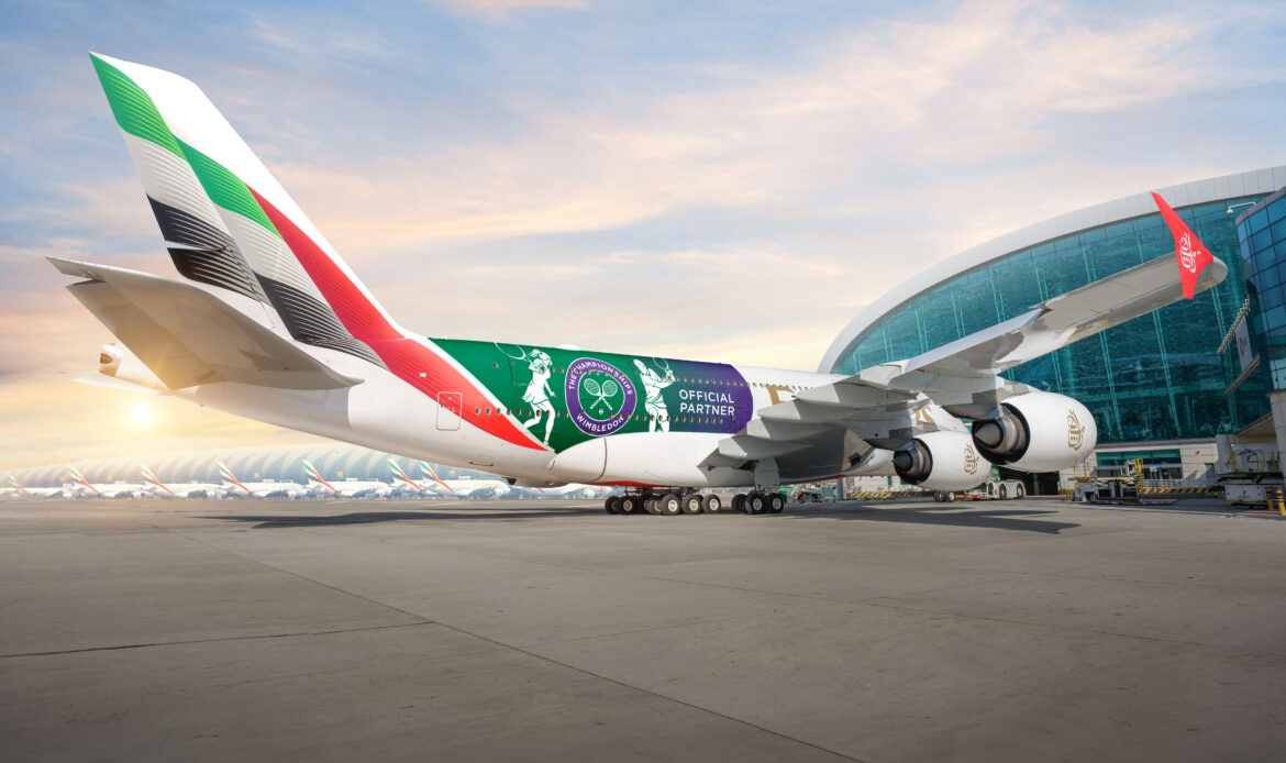 Emirates se convierte en la aerolínea oficial del Campeonato de Wimbledon