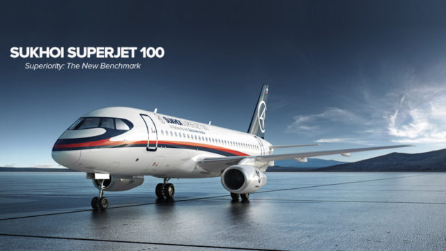 Interjet comprará 10 aviones Sukhoi Superjet 100 (SSJ100) de fabricación rusa