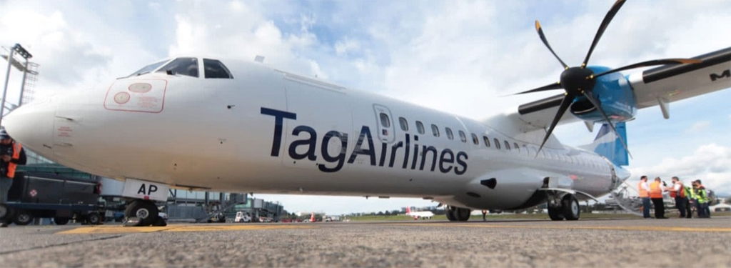 TagAirlines es líder en la operación de rutas corporativas en la región, al ofrecer conexiones en cinco países: Guatemala, Honduras, El Salvador, Belice y México