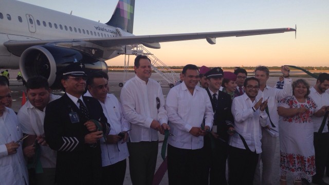 Volaris inaugura la nueva ruta Tijuana- Mérida