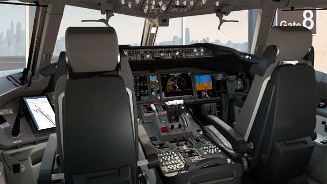 Boeing revela cómo será la cabina de mando del nuevo 777X