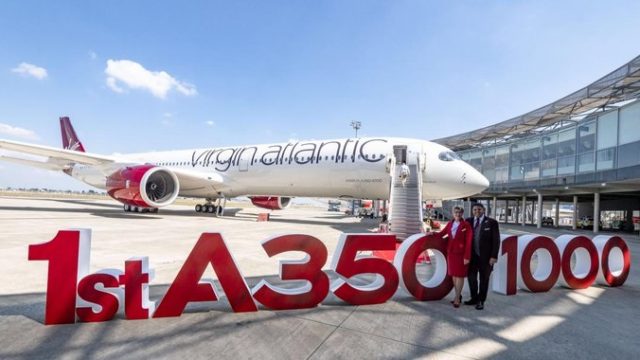 Virgin Atlantic recibe su primer A350-1000