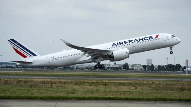 Realiza primer vuelo de prueba A350-900 de Air France