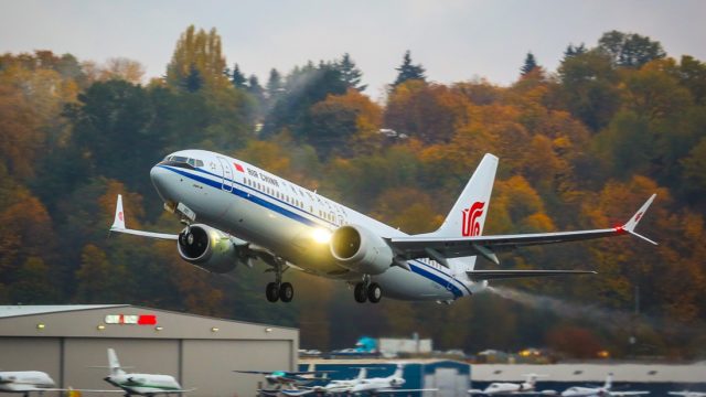 Boeing entrega primer 737 MAX 8 a Air China